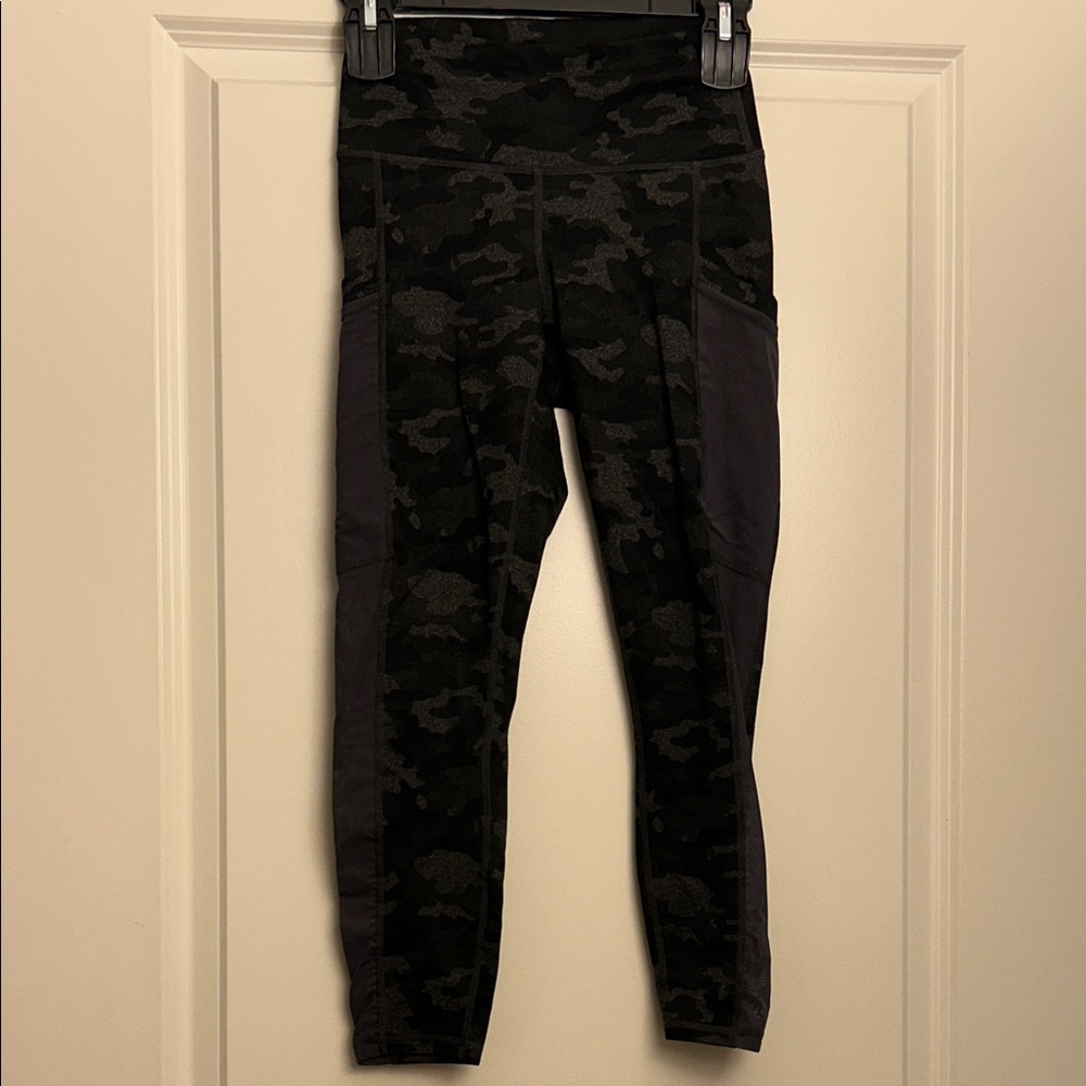Fabletics Black Camo Leggings